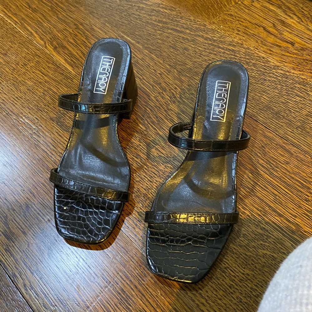 Princess Polly Black Heels